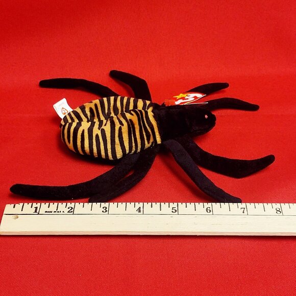 Ty Beanie Babies Spinner The Spider 1997 Plush Stuffed Animal - Picture 10 of 10